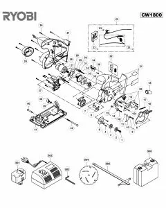 Buy A Ryobi CW1800 Spare part or Replacement part for Your Saws and Fix Your Machine Today